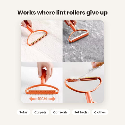 Fur Remover works on sofas, carpets, car seats, pet beds and clothes